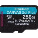 Memoria SDCG3/256GBSP – Kingston 256GB microSDXC Canvas Go Plus 170R A2 U3 V30 Sing