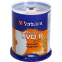 DVD-R VERBATIM IMPRIMIBLE 4.7GB CAKE 100 UN 16X (98491)