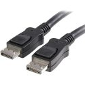 Cable DISPL2M – STARTECH de 2m Certificado DisplayPort 1.2 4k con Cierre de Segu