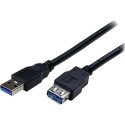 Cable STARTECH Cable USB 3.0 de 2m Extensor Alargador – USB A Macho a H – USB3SE