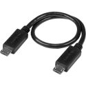 Adaptador STARTECH Cable USB OTG de 20cm – Cable  Micro USB a Micro –
