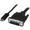 Adaptador STARTECH USB-C TO DVI- 1M (3 FT.) – 2560X1600 – CDP2DVIMM1MB