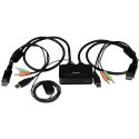 Conmutador Switch KVM 2 puertos HDMI USB Audio Mini Jack co – SV211HDUA – STARTE