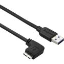 Cable delgado de 0 5m Micro USB 3.0 Super Speed acodado – USB3AU50CMLS – STARTEC
