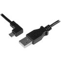 Cable de 1m Micro USB con conector acodado a la izquierda – USBAUB1MLA – STARTEC