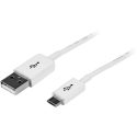 Cable Adaptador 50cm USB A Macho a Micro USB B Macho par – USBPAUB50CMW – STARTE
