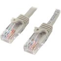 Cable de 90cm Cat5e Ethernet RJ45 Gris Sin Enganches – 45PATCH3GR – STARTECH