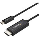 Adaptador STARTECH Cable  de 2m USB-C a HDMI 4K 60Hz – Negro – Cabl –