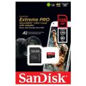 Tarjeta SanDisk Extreme 128gb microSD w/SDXC w/adpt C10U3V30 – SDSQXA1-128G-GN6AA
