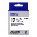 EPSON LABEL STAND LK-4WBN BLACK/WHITE 12MM(9M)