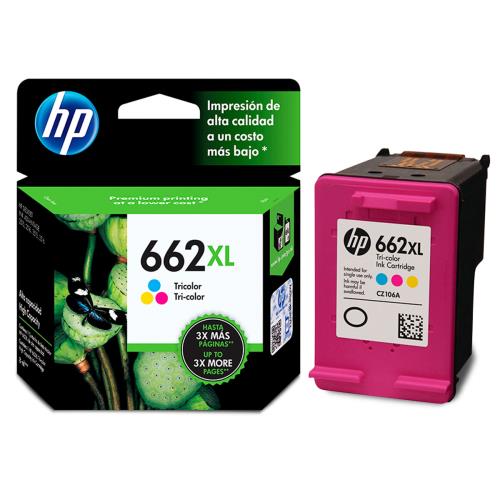 51996.jpg CZ106A CARTRIDGE HP 662XL COLOR 2515 3515 1515 300 PAG - Imagen 1