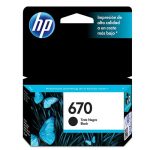 CZ113A CARTRIDGE HP 670 NEGRO 250 PAG 3525 5525 4615