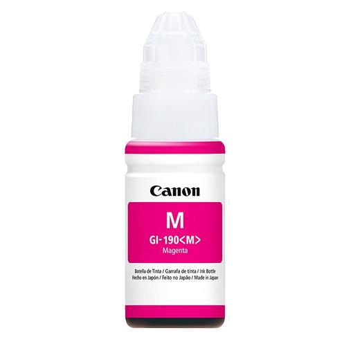 78057.jpg GI-190M TINTA CANON MAGENTA 70ML G-1100 2100 2110 3100 3110 4100 4110 0669C001 - Imagen 1