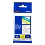 TZE-135 CINTA BROTHER 12MM 8MTS BLANCO S/TRANSP. PT-H110/D400/D600/E300/E550W/P9