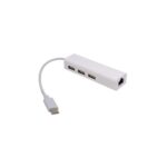 USB-CM A ETHERNET RJ-45 HUB-3-AH BLCO CABLE 10CM ADAPTADOR LAN USB 3.1