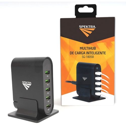 102087.jpeg SPEKTRA CARGADOR (ADAPTADOR) DE CASA HASTA 18W C/PUERTO USB S/CABLE SEC (29340)