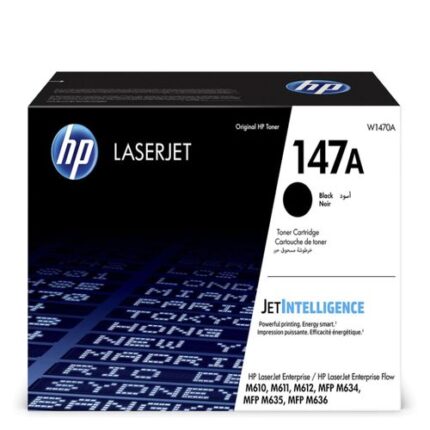 W1470A TONER HP 147A NEGRO 10500PAG M610 611 612 634 635 636