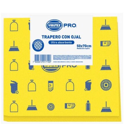 TRAPERO MICROFIBRA 50X70 CON OJAL