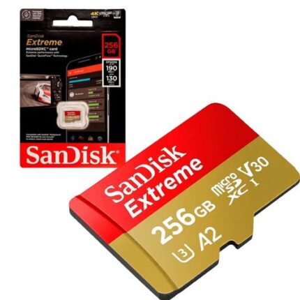 SDSQXAV-256G-GN6MA MEMORIA MICROSDXC SANDISK EXTREME 256GB+SD ADAPATER 190MB/S 1