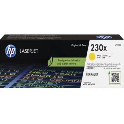 W2302X TONER HP 230X YELLOW 5500PAG. MFP4201-4203-4301-4303