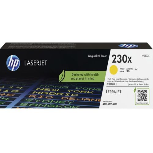 110872.jpeg W2302X TONER HP 230X YELLOW 5500PAG. MFP4201-4203-4301-4303