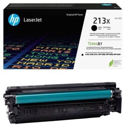 W2130X TONER HP 213X NEGRO 9000PAG LASER 5700/5800/6700/6800