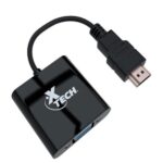 XTC-384 XTECH-VIDEO ADAPTER HDMI MALE TO VGA FEMALE BLACK