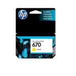 CZ116A CARTRIDGE HP 670 YELLOW 300 PAG 3525 5525 4615