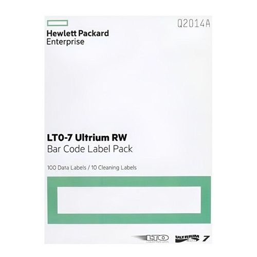 87405.jpeg Q2014A - HPE LTO-7 ULTRIUM RW BAR CODE LABEL PACK