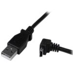 USBAMB2MD - STARTECH Cable Adaptador 2m USB A Macho a Mini USB B Macho Acodado e